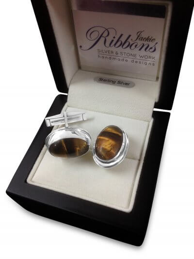 Jackie Ribbons Custom Made Cufflinks